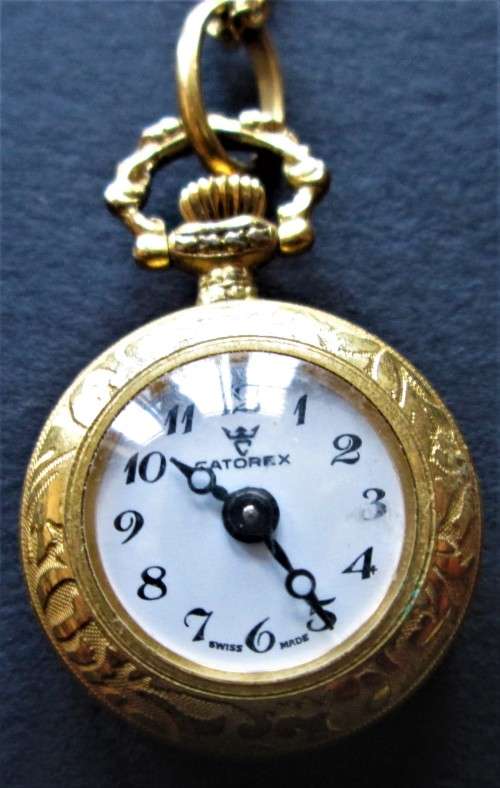 Pocket Watches CATOREX SWISS MADE LADIES POCKET WATCH NECKLACE